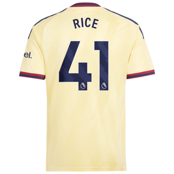 Declan Rice Arsenal Official-Adidas 2026/27 Third Replica Jersey - Yellow