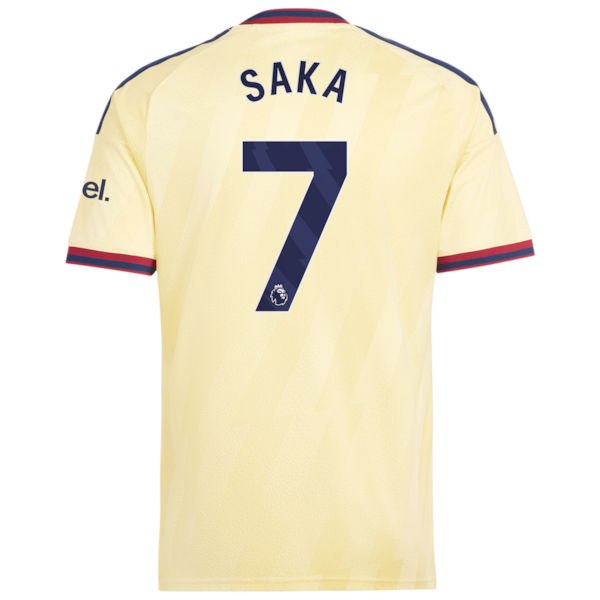 Bukayo Saka Arsenal Official-Adidas 2026/27 Third Replica Jersey - Yellow