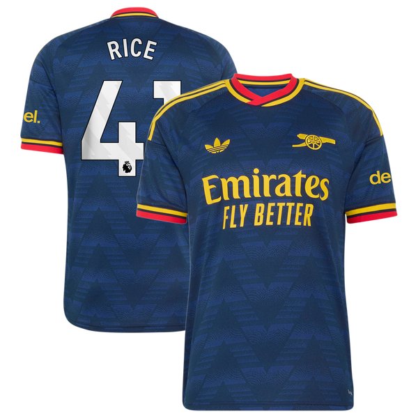 Declan Rice Arsenal Official-Adidas 2026/27 Away Replica Jersey - Navy