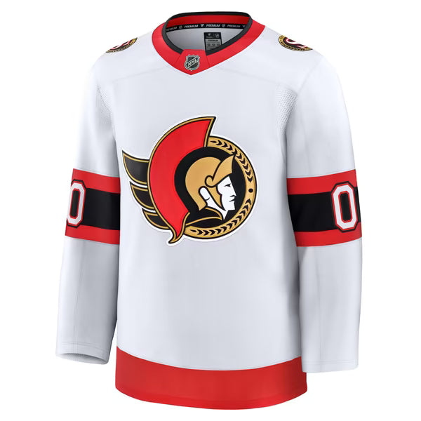 Teams Fans Shop Ottawa Senators Fanatics Away Premium Custom Jersey - White