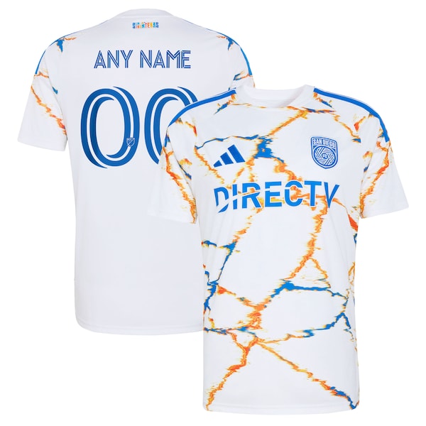 Official-Adidas San Diego FC 2026 Unprecedented Unity Kit Replica Custom Jersey White