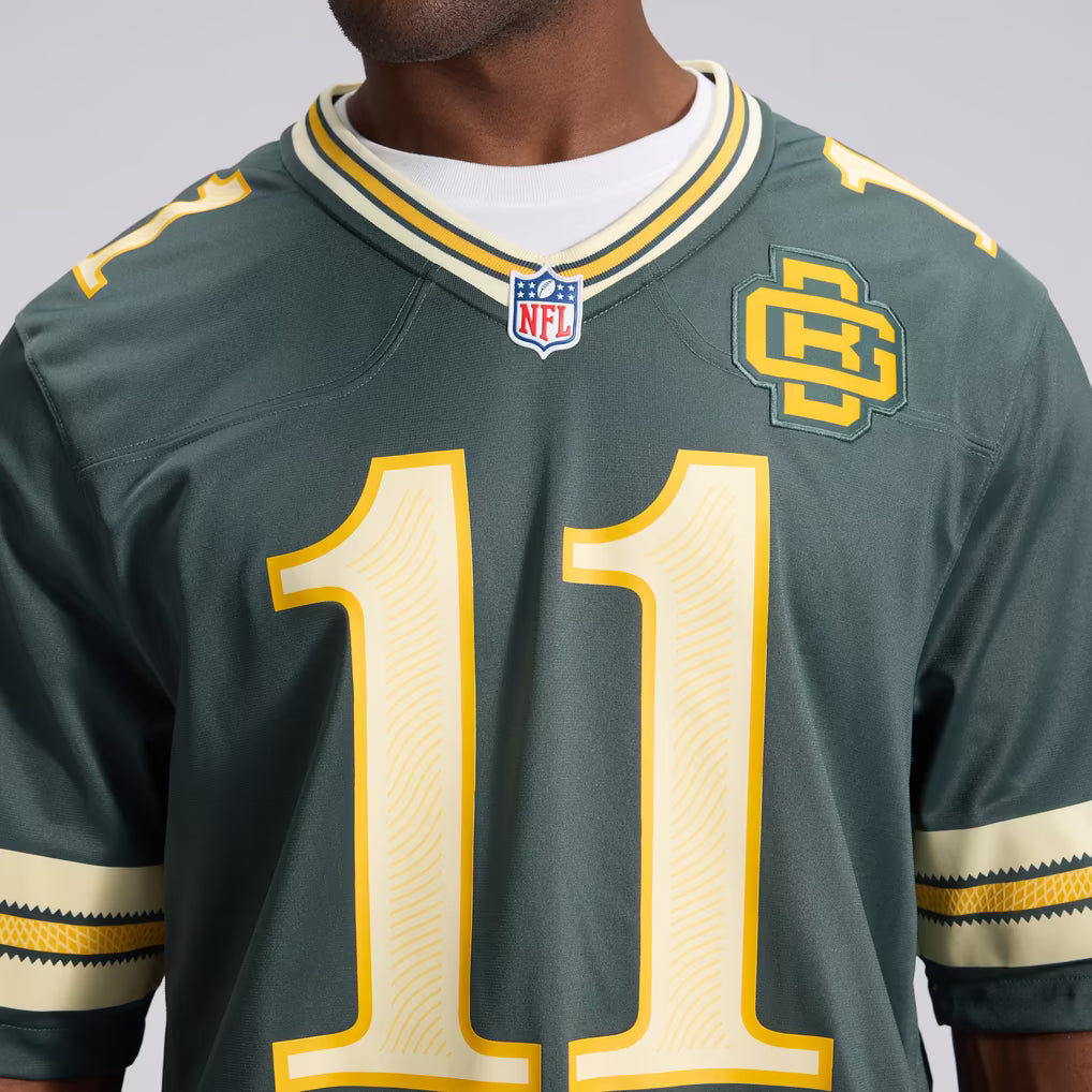 Jayden Reed Green Bay Packers Official-Nike 2026 Rivalries Collection Game Jersey - Green