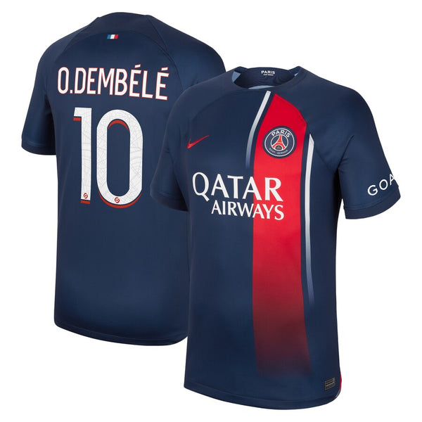 Ousmane Dembélé Paris Saint-Germain Nike 2023/24 Home Stadium Player Jersey - Navy