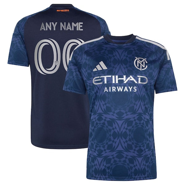 Official-Adidas Maximiliano Moralez New York City FC 2026 The All Nations Kit Replica Jersey Blue