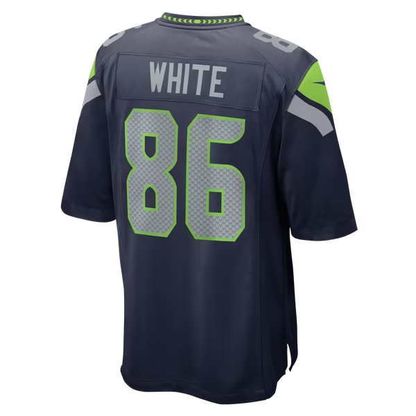 Ricky White Seattle Seahawks Official-Nike Team Game Jersey - College Navy