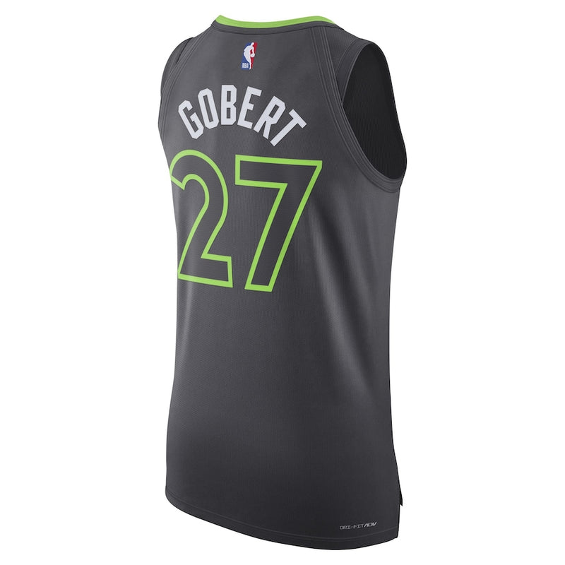 Rudy Gobert Minnesota Timberwolves Jordan Brand Authentic Player Jersey - Statement Edition - Anthracite