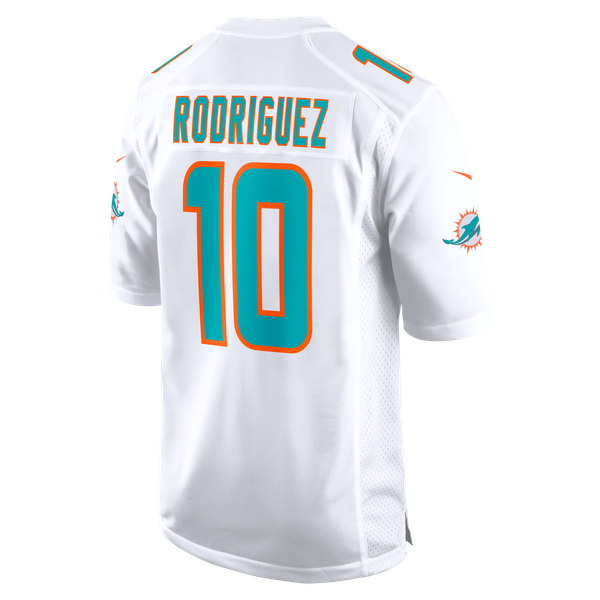 Jacob Rodriguez Miami Dolphins Official-Nike Game Jersey - White