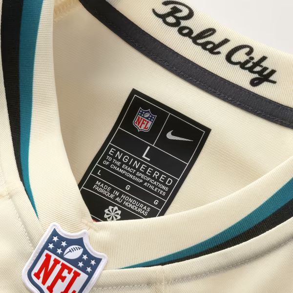 Travis Hunter Jacksonville Jaguars Official-Nike 2026 Rivalries Collection Game Jersey - Natural