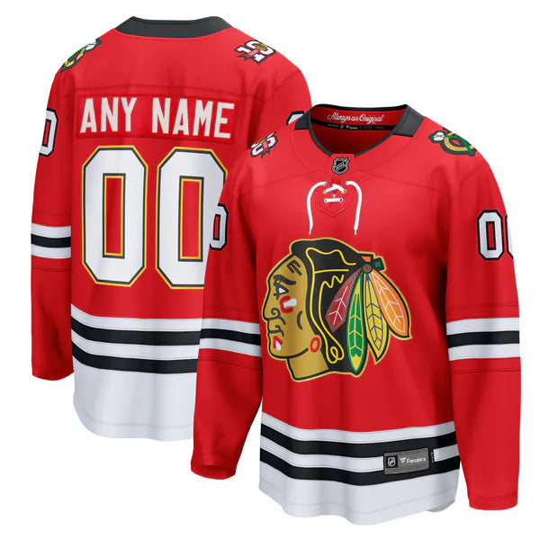 Teams Fans Shop Chicago Blackhawks Fanatics Centennial Jersey Red