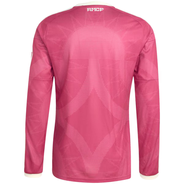 Real Madrid Official-Adidas 2026/27 Third Replica Long Sleeve Jersey - Pink