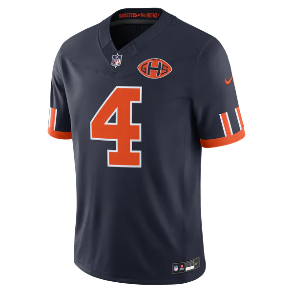 D'Andre Swift Chicago Bears Official-Nike 2026 Rivalries Collection Stitched Limited Jersey - Navy