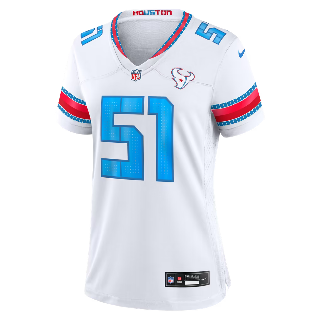 Will Anderson Jr. Houston Texans Official-Nike Women's 2026 Rivalries Collection Game Jersey - White
