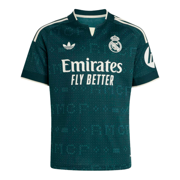 Rodrygo Real Madrid Official-Adidas Youth 2026/27 Away Replica Jersey - Green