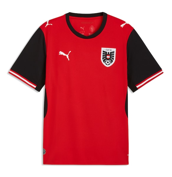 Official-Puma Austria National Team 2026 Home Replica Jersey Red
