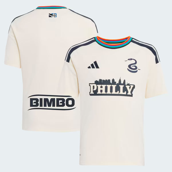 Philadelphia Union Official-Adidas Youth 2026 Archive Replica Jersey - Tan