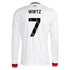 Florian Wirtz Liverpool Official-Adidas 2026/27 Away Replica Long Sleeve Jersey - White