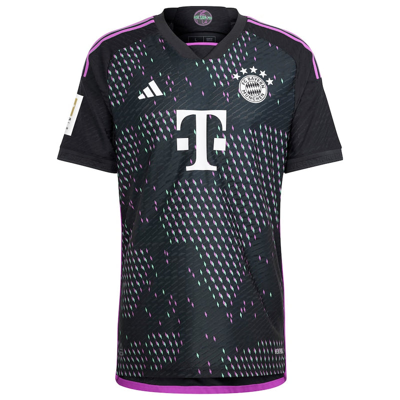 Bayern Munich adidas 2023/24 Away Patch Jersey - Black