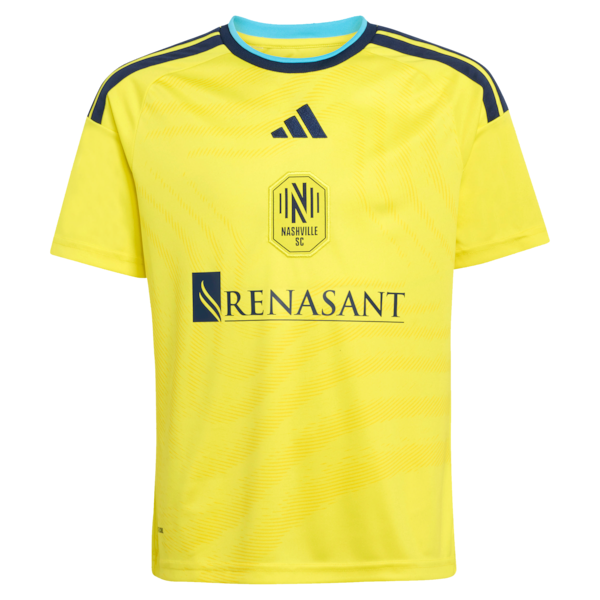 Official-Adidas Nashville SC 2026 The Reverb Kit Replica Custom Jersey Yellow
