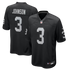 Taron Johnson Las Vegas Raiders Official-Nike Team Game Jersey - Black