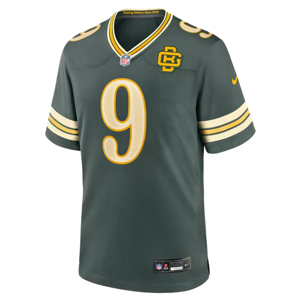 Christian Watson Green Bay Packers Official-Nike 2026 Rivalries Collection Game Jersey - Green