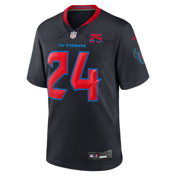 Derek Stingley Jr. Houston Texans Official-Nike Alternate 2 25th Season Game Jersey - Navy