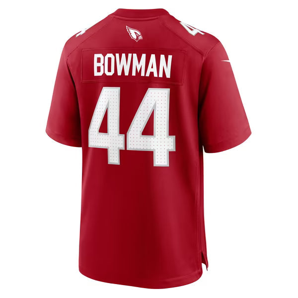 Shawn Bowman Arizona Cardinals Official-Nike Team Game Jersey - Cardinal