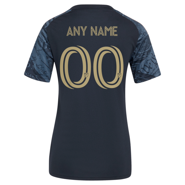 Official-Adidas Philadelphia Union Women's 2026 1776 Kit Replica Custom Jersey Navy