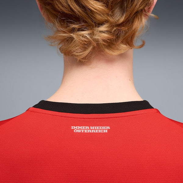 Official-Puma Austria National Team 2026 Home Replica Jersey Red