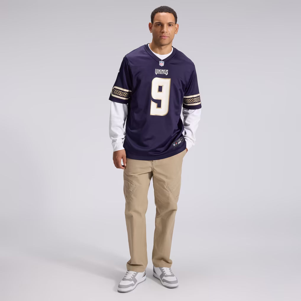 J.J McCarthy Minnesota Vikings Official-Nike 2026 Rivalries Collection Game Jersey - Purple