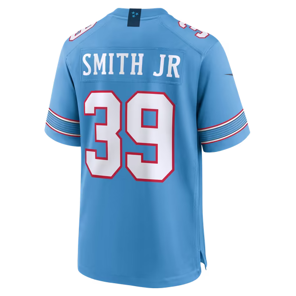 Melvin Smith Jr Tennessee Titans Official-Nike Team Game Jersey - Light Blue