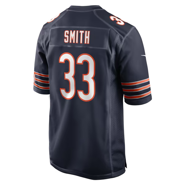 Keidron Smith Chicago Bears Official-Nike Team Game Jersey - Navy