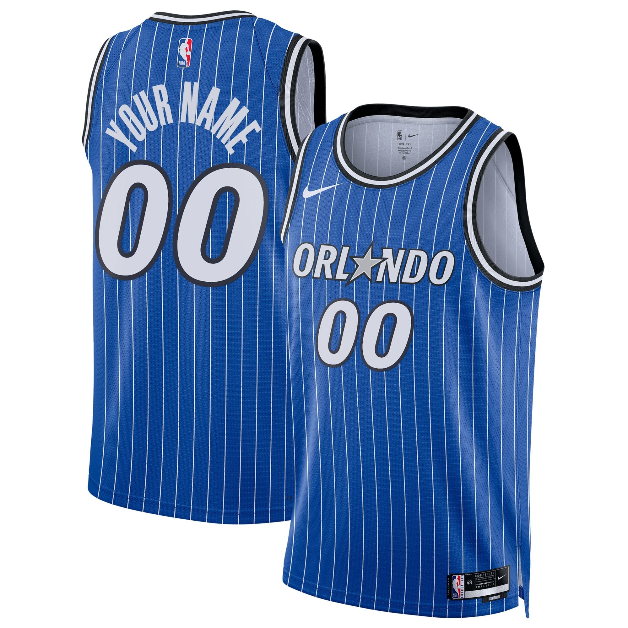 Teams Fans Shop Nike Unisex Orlando Magic Swingman Custom Jersey Icon Edition