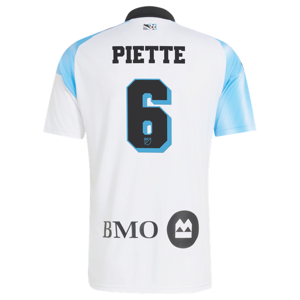 Samuel Piette CF Montreal Official-Adidas 2026 Archive Replica Jersey - White
