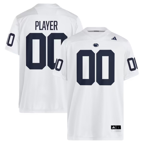 Penn State Nittany Lions Official-Adidas NIL Pick-A-Player Replica Football Jersey - White