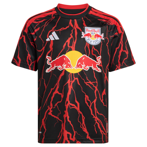 Official-Adidas New York Red Bulls 2026 The Rooted Kit Replica Custom Jersey Black