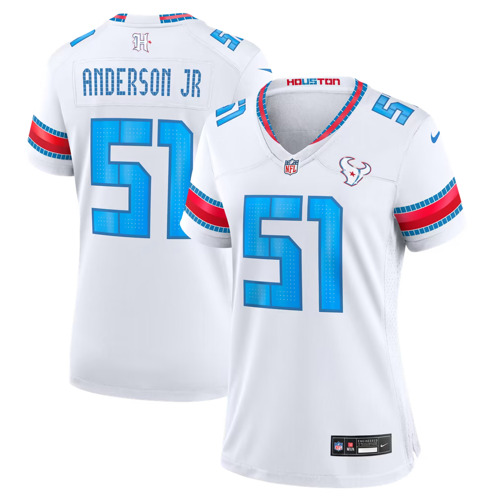 Will Anderson Jr. Houston Texans Official-Nike Women's 2026 Rivalries Collection Game Jersey - White