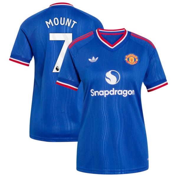 Mason Mount Manchester United Official-Adidas Women's 2026/27 Away Replica Jersey - Royal