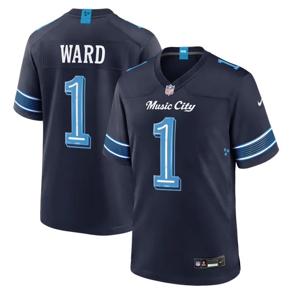 Cameron Ward Tennessee Titans Official-Nike 2026 Rivalries Collection Game Jersey - Navy