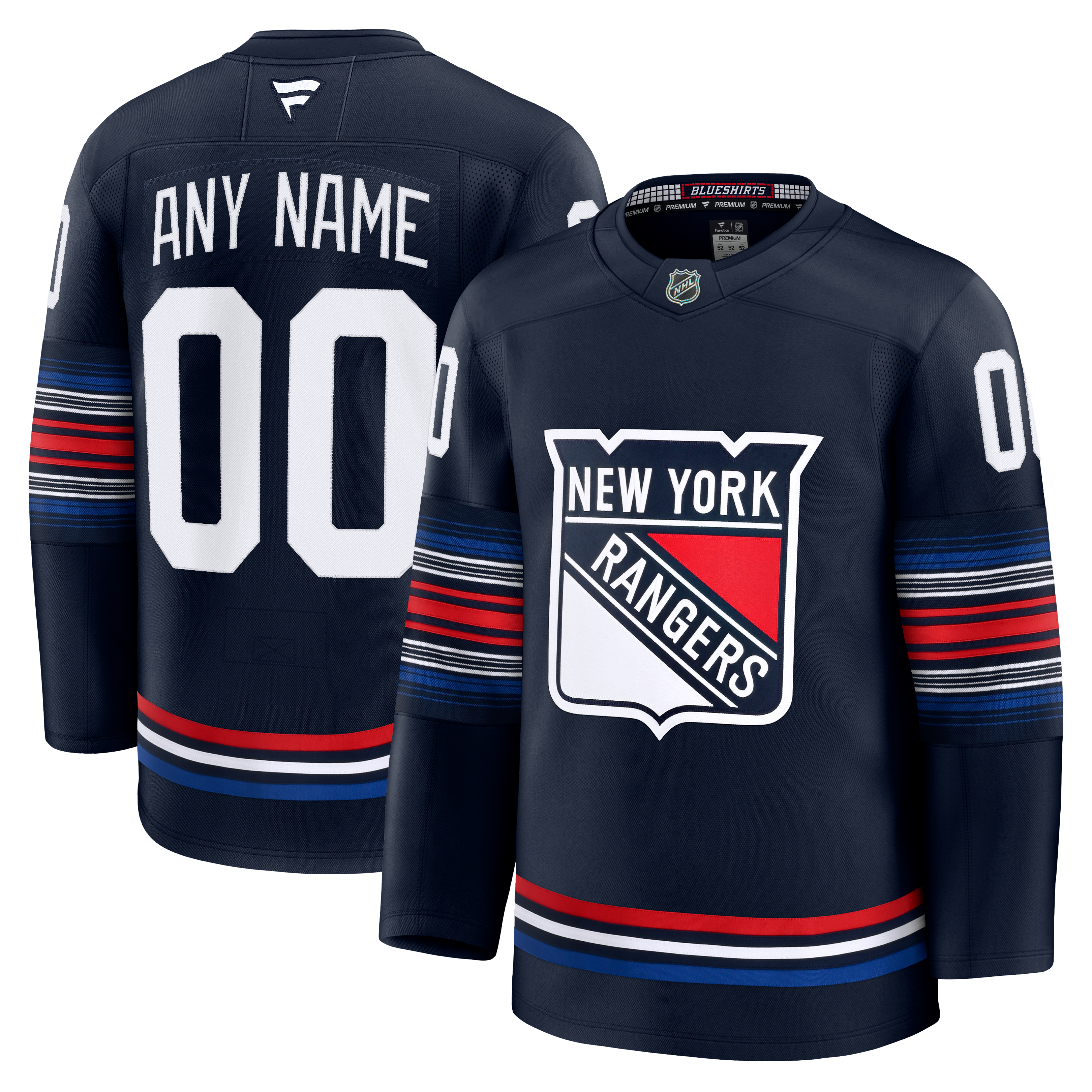 Teams Fans Shop Fanatics New York Rangers Alternate Custom Jersey