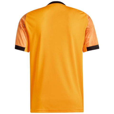 AS Roma  Away Custom Jersey   Authentic Short Sleeve   Orange 2025–26 Premium Fan Edition Soccer Jersey - Orange