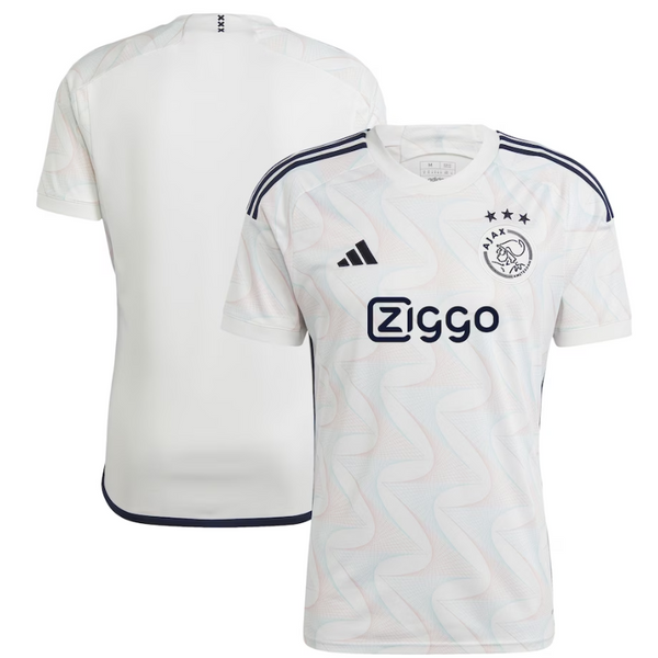 Ajax Away Shirt 2023-24 Custom Jersey - White - Jersey Teams World