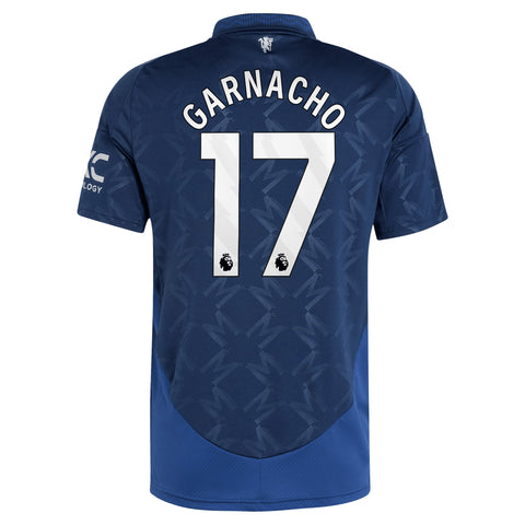 Alejandro Garnacho Manchester United adidas 2024/25 Away Player Jersey - Navy