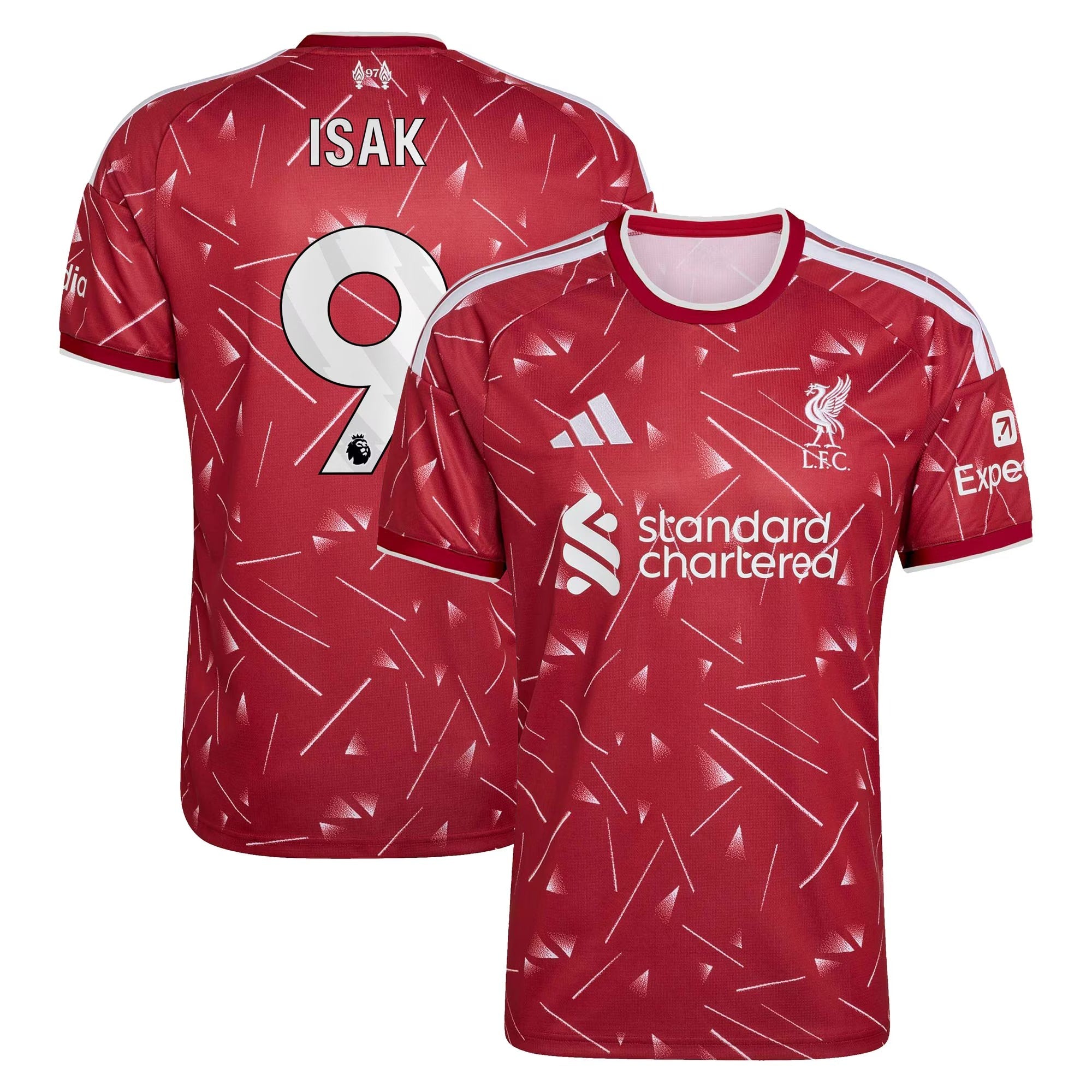 Alexander Isak Liverpool Official-Adidas 2026/27 Home Replica Jersey - Red