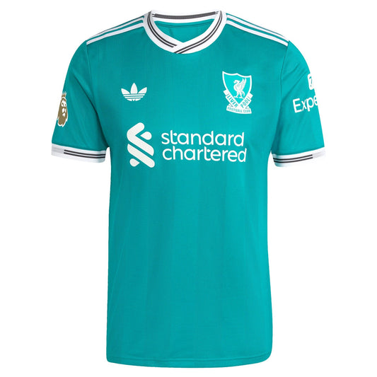 Alexis Mac Allister Liverpool  Third Player Jersey   Green 2025–26 Premium Fan Edition Soccer Jersey - Green