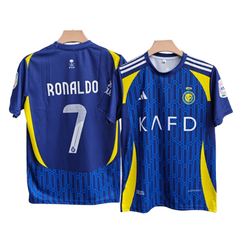 Al nassr 2024-25 C.Ronaldo 7 Away Adidas Jersey - Blue