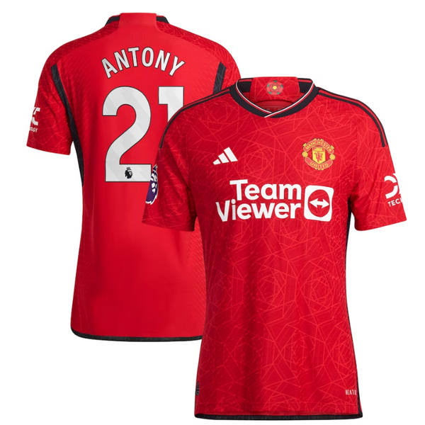 Antony Manchester United Shirt 2023/24 Home Player Jersey - Red - Jersey Teams World