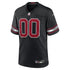 Arizona Cardinals Official-Nike Alternate Custom Game Jersey - Black
