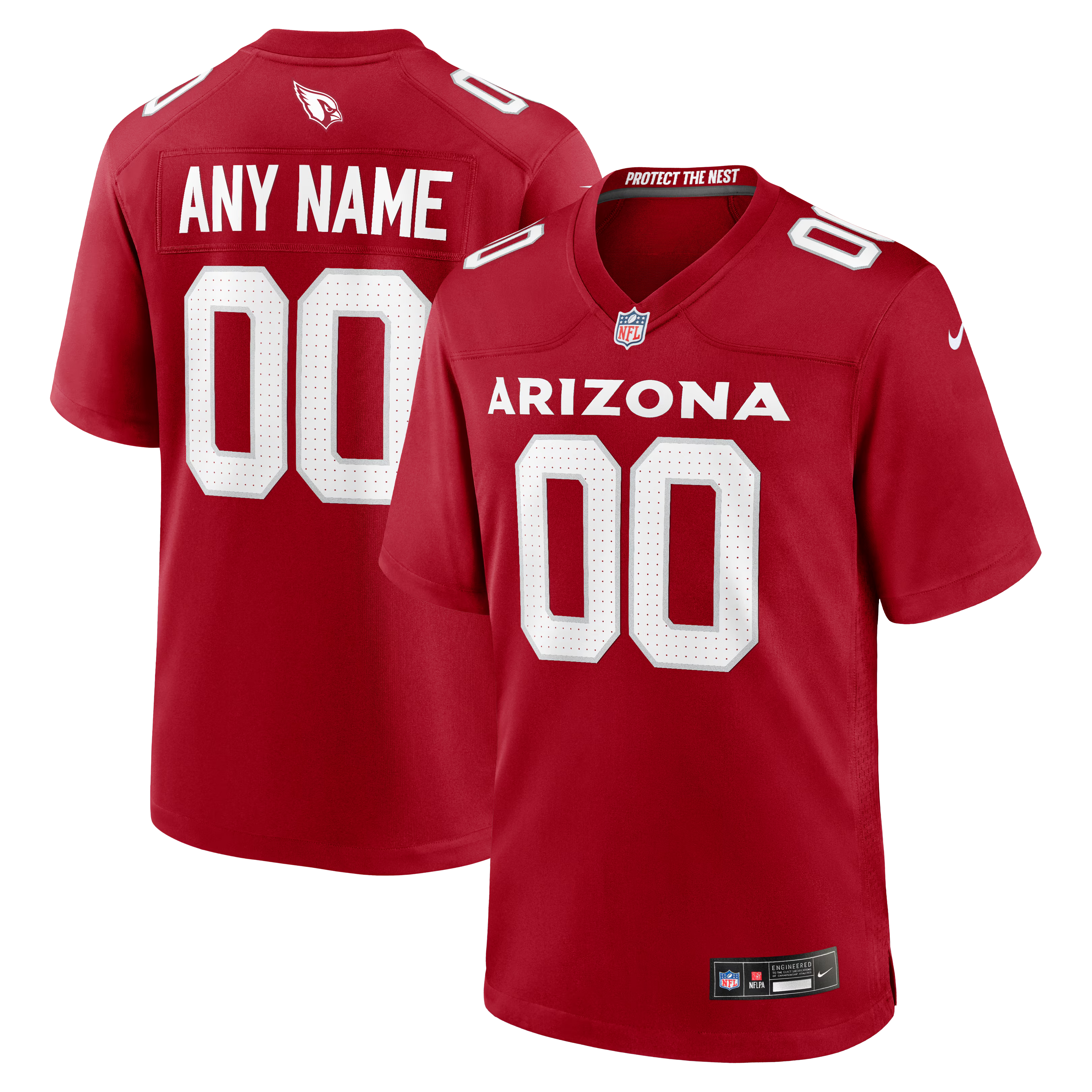 Arizona Cardinals Official-Nike Custom Game Jersey - Cardinal