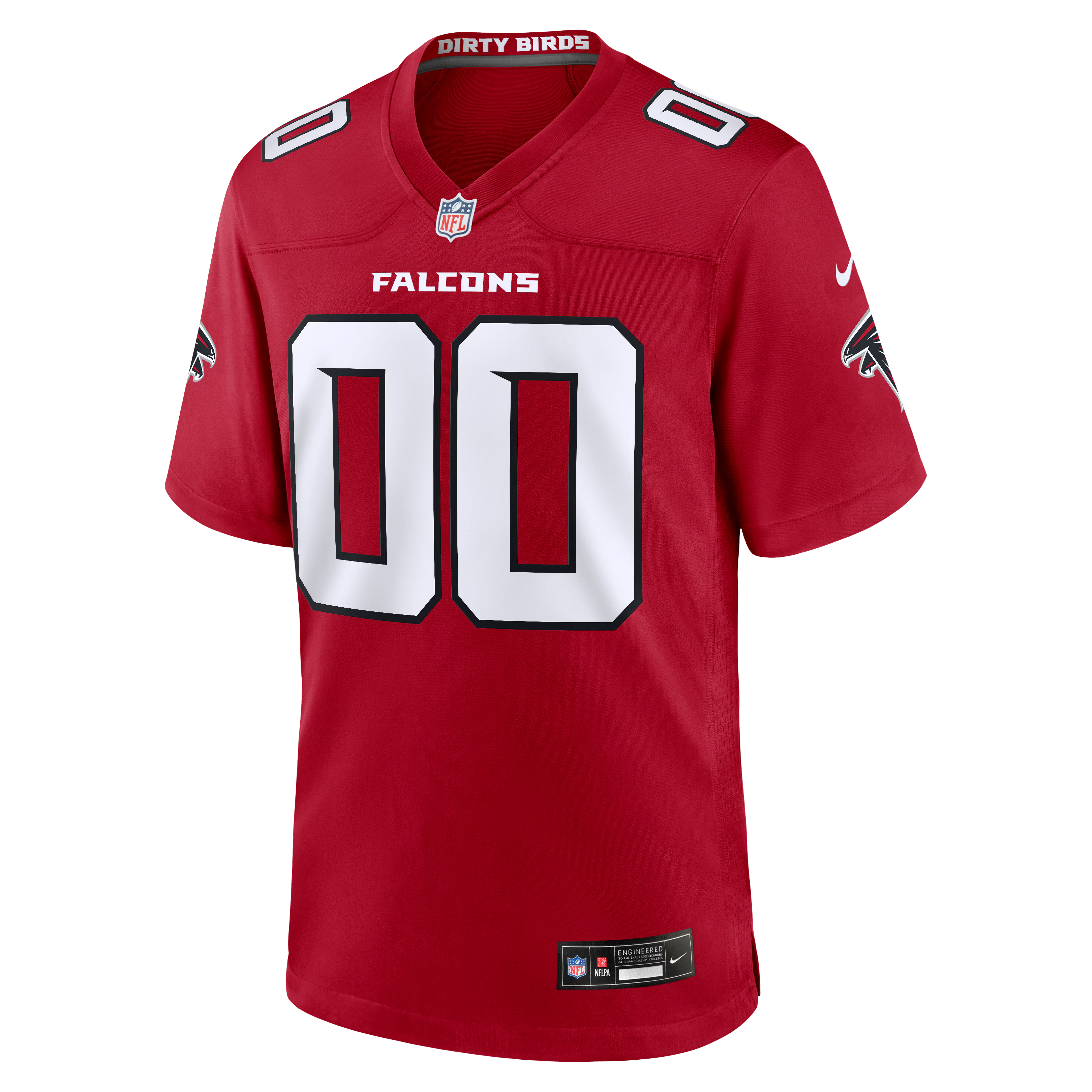Atlanta Falcons Official-Nike Custom Game Jersey - Red