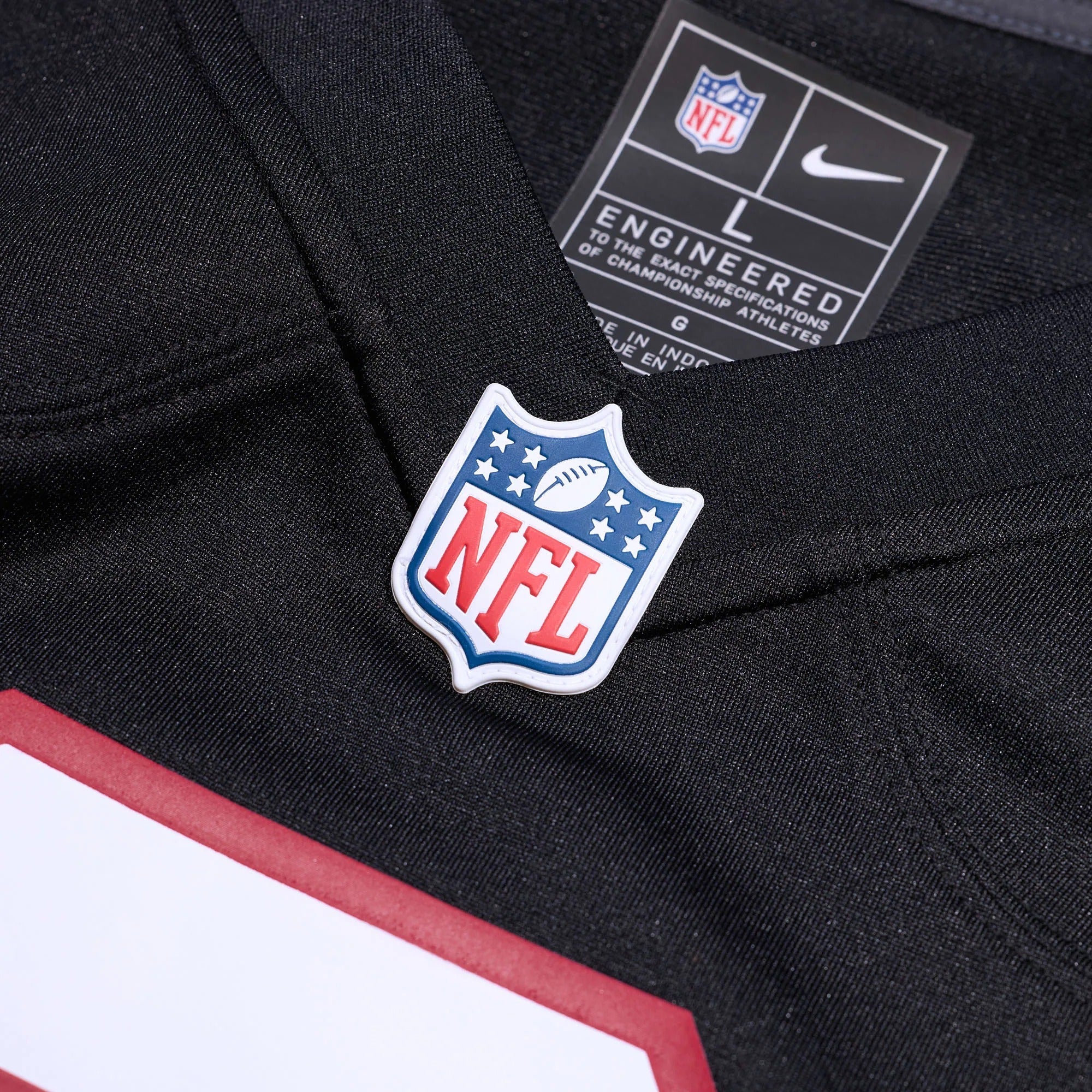 Atlanta Falcons Official-Nike Throwback Custom Game Jersey - Black